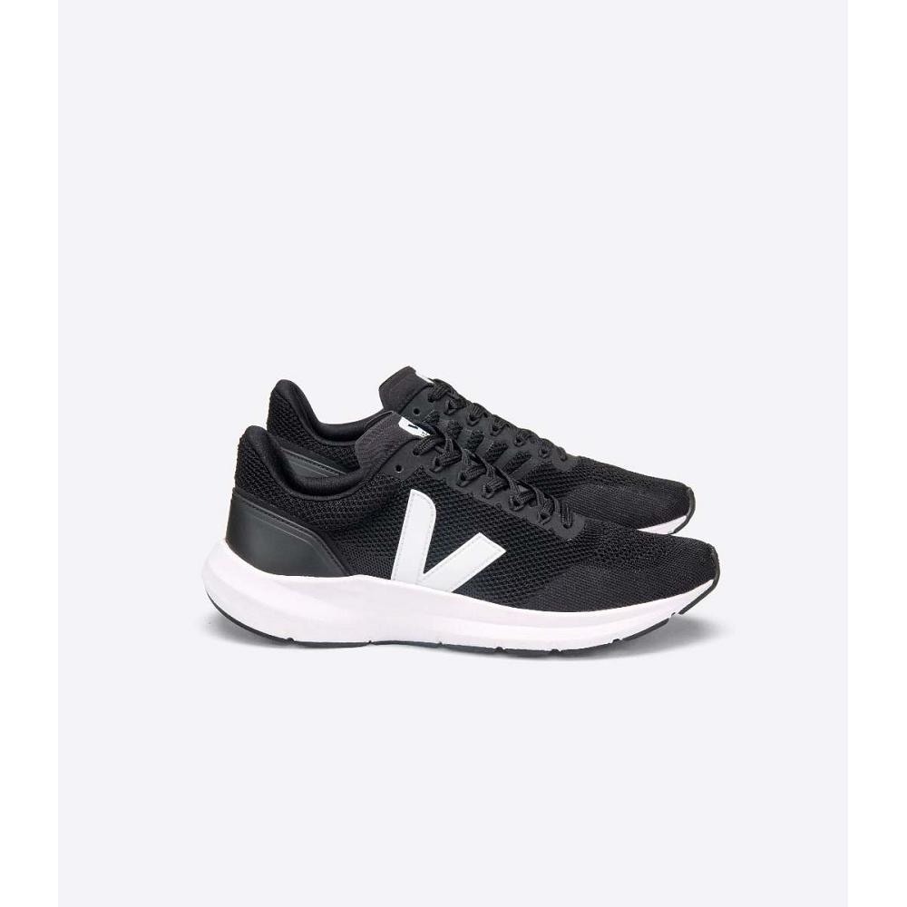 Veja MARLIN V-KNIT Sko Dame Black/White | NO 522AHK